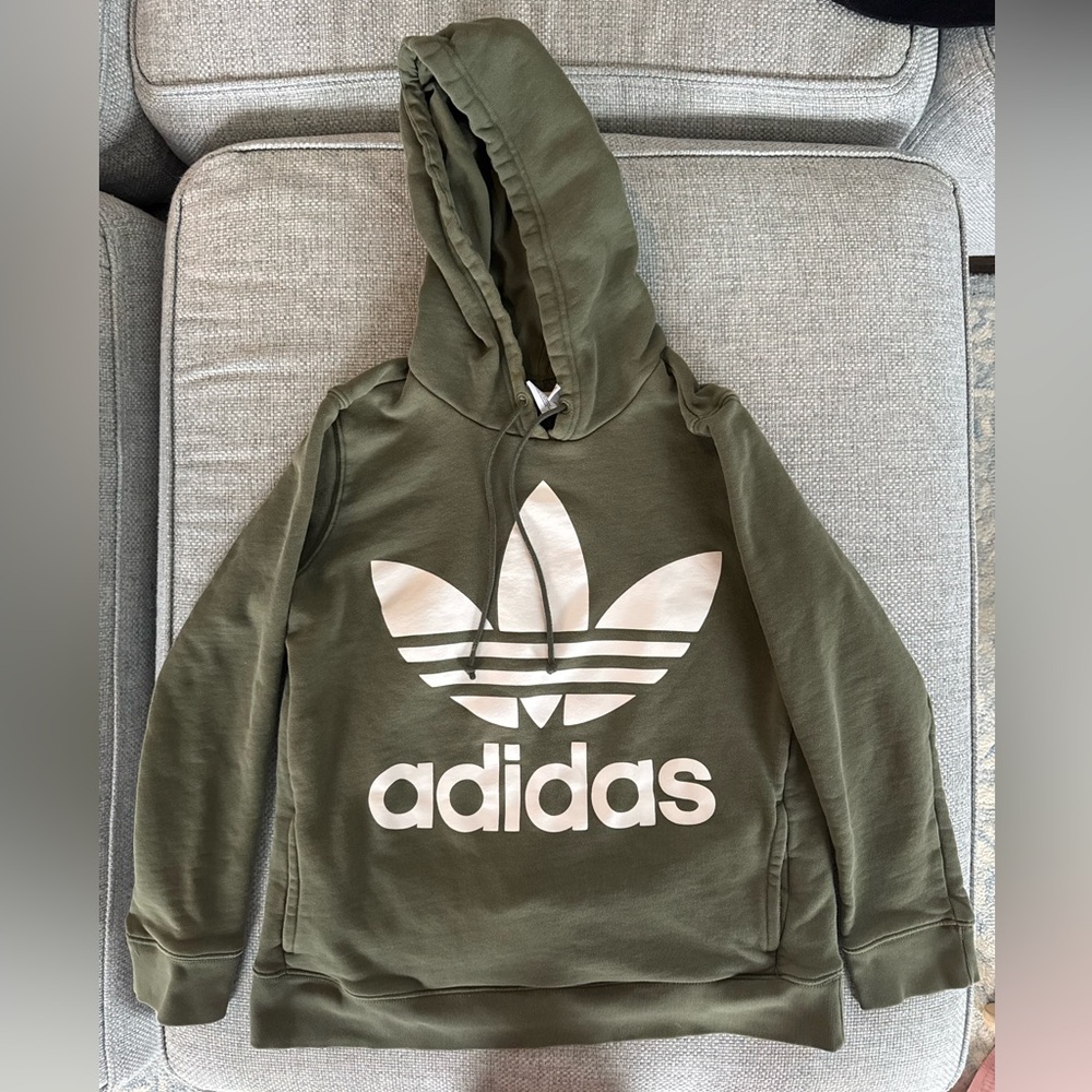 Adidas Olive Green Hoodie